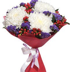 Букет цветов "Первый поцелуй"